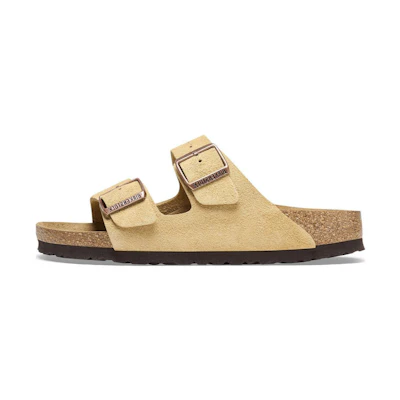 Birkenstock Arizona Suede Leather Latte Cream 'Beige'