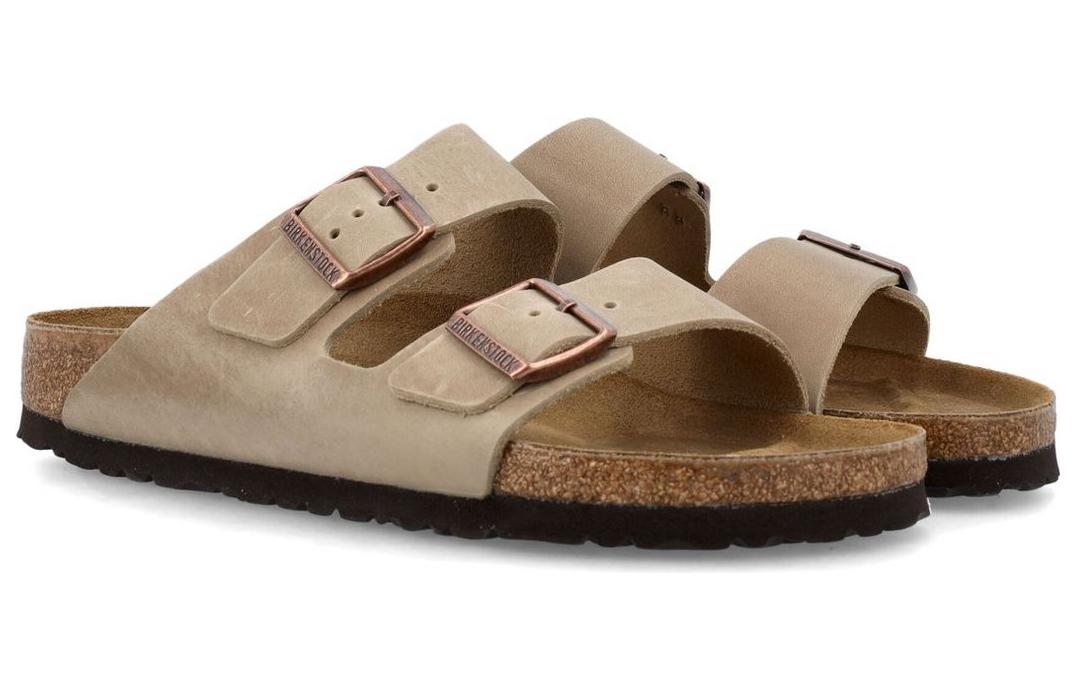 Birkenstock Arizona Oiled Leather Tobacco Brown 'Beige' 圖 3