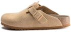 Buy Birkenstock Boston Soft Footbed Suede Latte Krim 1019104/1019068