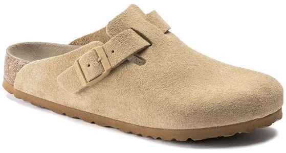 Birkenstock Boston Soft Footbed Suede Latte Krim 1019104/1019068 Lookbook Birkenstock Boston Soft Footbed Suede Latte Krim 1019104/1019068