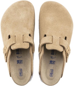Birkenstock Boston Soft Footbed Suede Latte Krim 1019104/1019068 Shop Birkenstock Boston Soft Footbed Suede Latte Krim 1019104/1019068