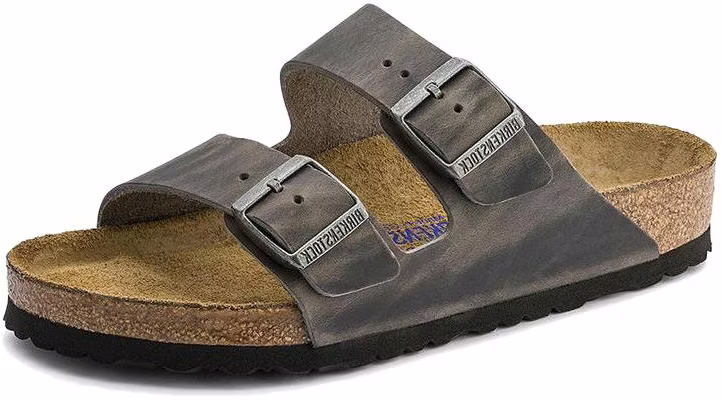 Birkenstock Arizona 'Metallic Buckle Iron Grey' 0552801 Buy Birkenstock Arizona 'Metallic Buckle Iron Grey' 0552801