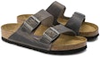 Lookbook Birkenstock Arizona 'Metallic Buckle Iron Grey' 0552801