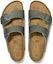 Shop Birkenstock Arizona 'Hijau Tentera' Narrow 1025419