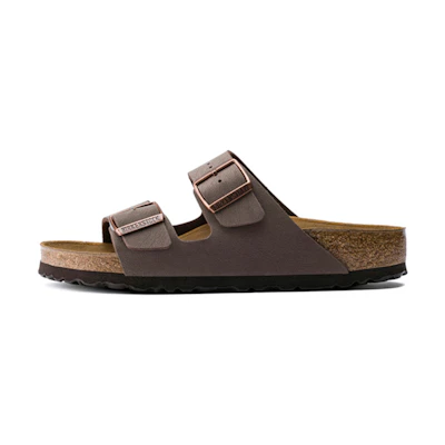 (W) Birkenstock Arizona Birkibuc Sandals 'Mocha'