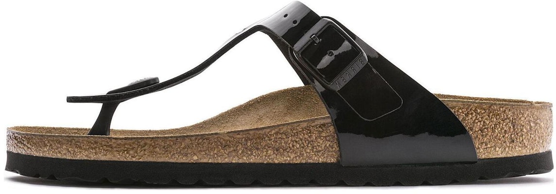 Birkenstock Gizeh Birko-Flor Patent 'Black' 0043661 Buy Birkenstock Gizeh Birko-Flor Patent 'Black' 0043661