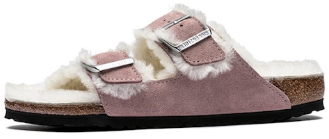 Birkenstock Arizona 'Pink Suede Fur' 1017560 Birkenstock Arizona 'Pink Suede Fur' 1017560