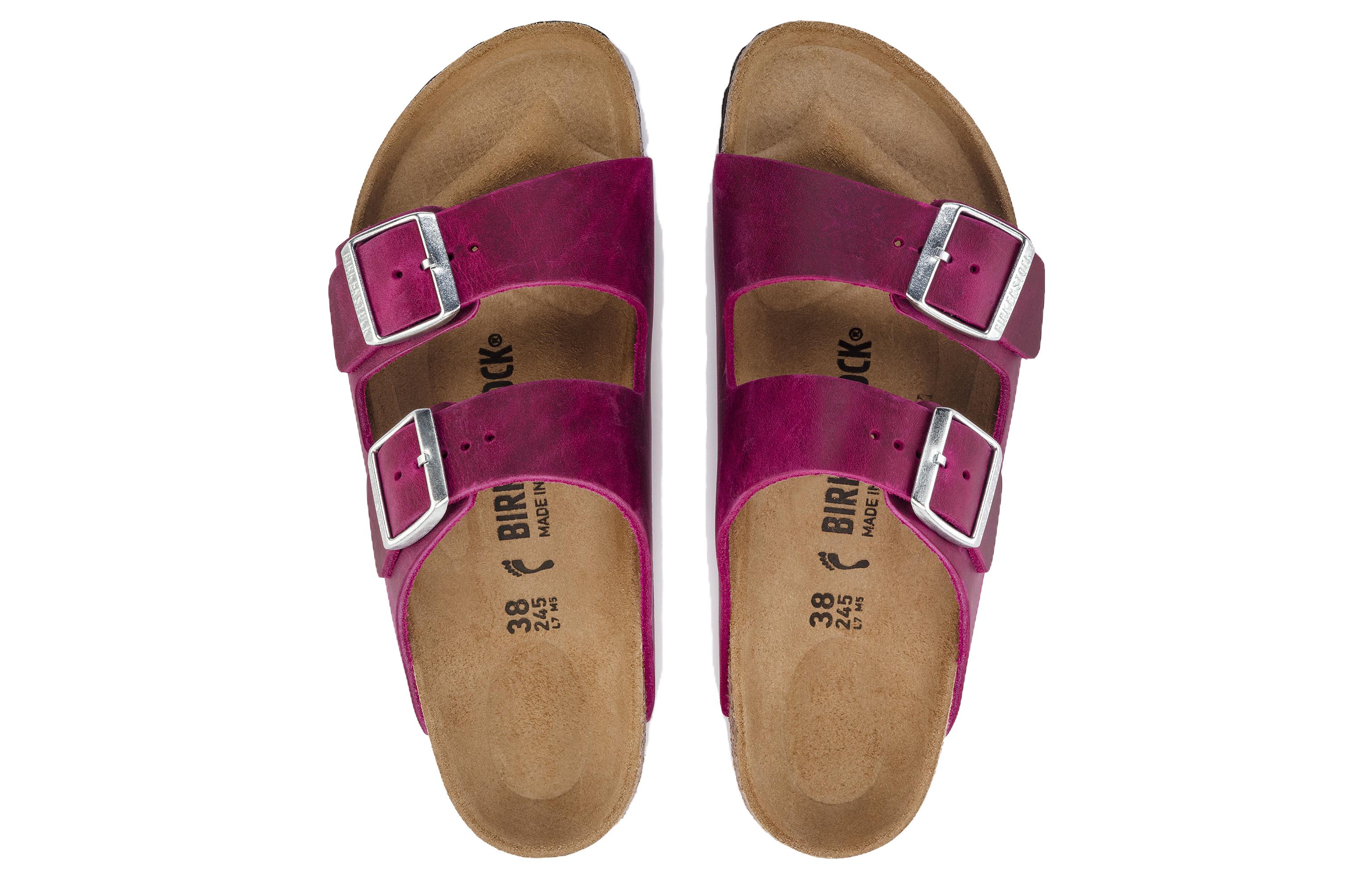 Birkenstock Arizona Oiled Leather Festive Fuchsia 'Pink' 圖 3