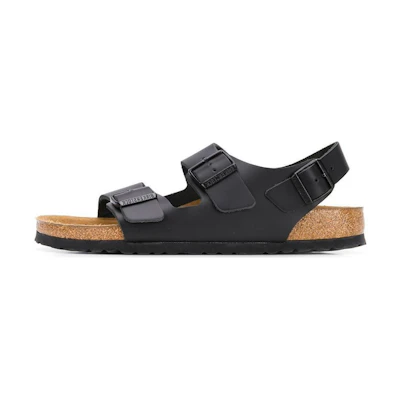 Birkenstock Arizona 'Soft CMFT Thick Sole Double Buckle Black'