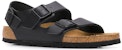 Birkenstock Arizona 'Selesa' Hitam Tebal 2 Gesper Sol Lembut' 0034193