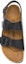 Shop Birkenstock Arizona 'Selesa' Hitam Tebal 2 Gesper Sol Lembut' 0034193