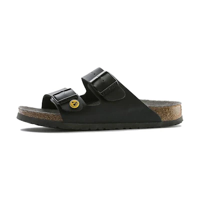 Birkenstock Arizona 'Soft CMFT Thick Sole Fashion Slide Black Regular'