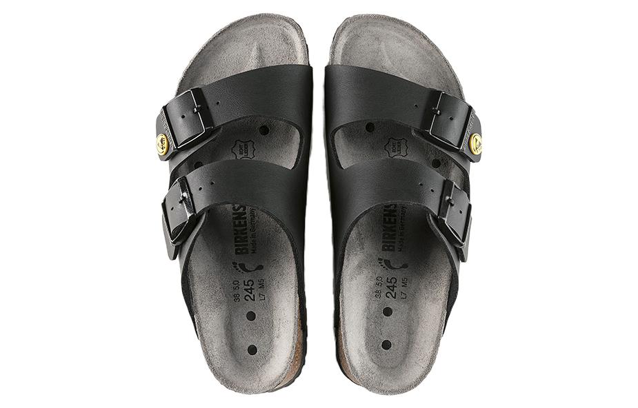 Birkenstock Arizona 'Soft CMFT Thick Sole Fashion Slide Black Regular' 圖 4