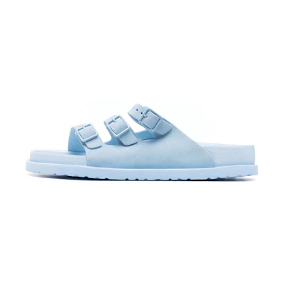 Birkenstock Arizona 'Soft CMFT Thick Sole Sky Blue'