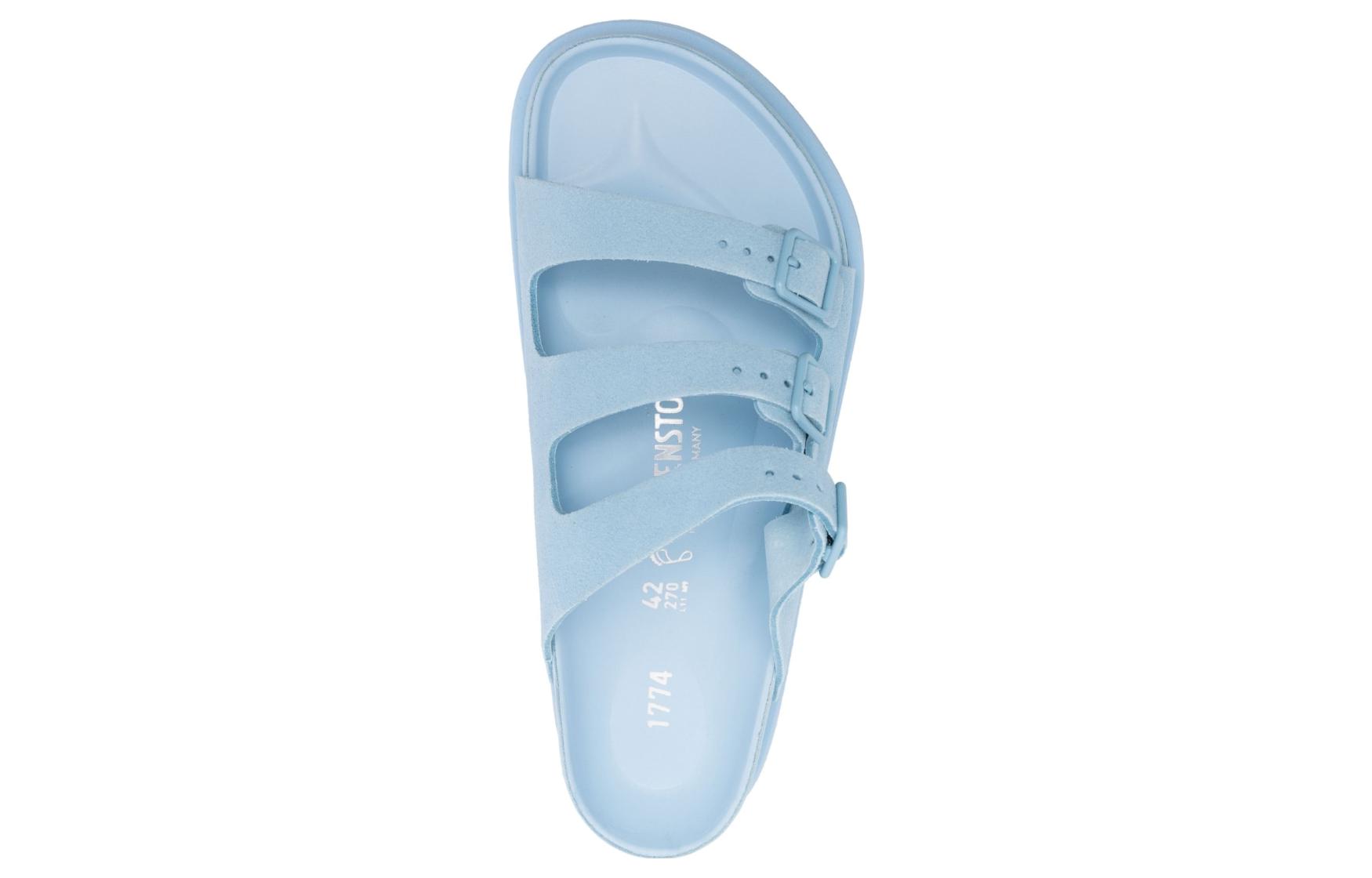 Birkenstock Arizona 'Soft CMFT Thick Sole Sky Blue' 圖 4