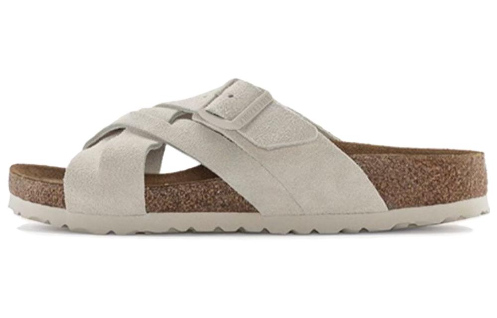 Birkenstock Arizona 'Soft Fleece Cream' 1024534