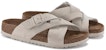 Birkenstock Arizona 'Soft Fleece Cream' Lelaki/Kasut Wanita 1024534