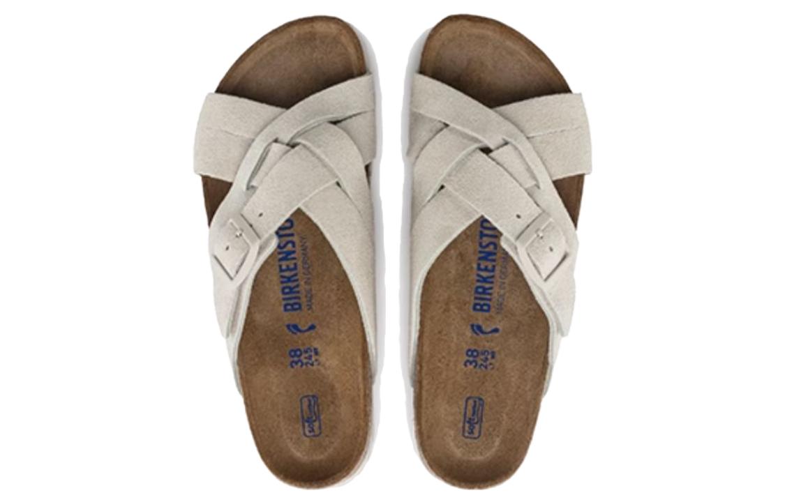Shop Birkenstock Arizona 'Soft Fleece Cream' 1024534