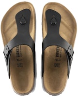 Birkenstock 皮革 柔軟舒適厚底氣質 人字拖鞋 男款 黑色 常規版 Shop Birkenstock 皮革 柔軟舒適厚底氣質 人字拖鞋 男款 黑色 常規版