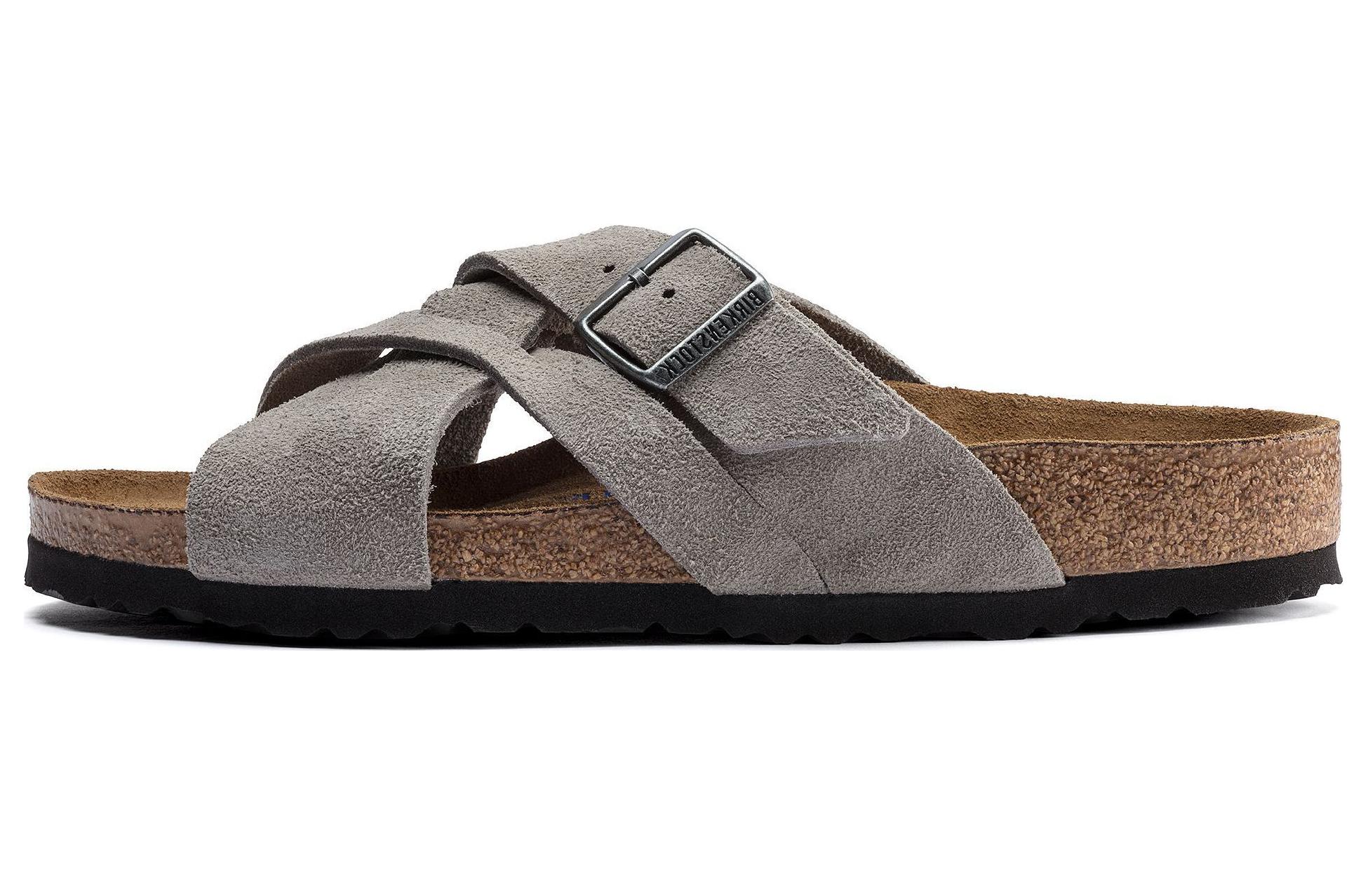 Birkenstock Arizona 'Soft Suede Grey Narrow' 1020933