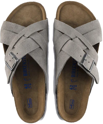 Birkenstock Arizona 'Soft Suede Grey Narrow' 1020933 Shop Birkenstock Arizona 'Soft Suede Grey Narrow' 1020933