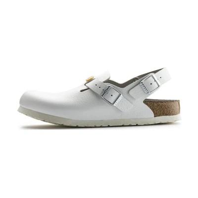 Birkenstock Arizona 'White Buckle CMFT'