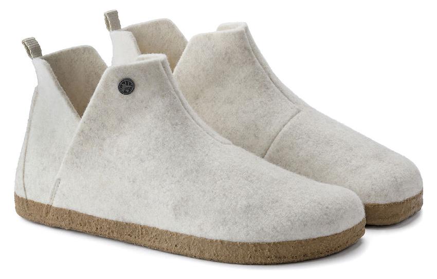 Lookbook Birkenstock 舒適保暖 通勤萬用 平底 低筒 生活休閒鞋 男女皆宜 白色 常規版