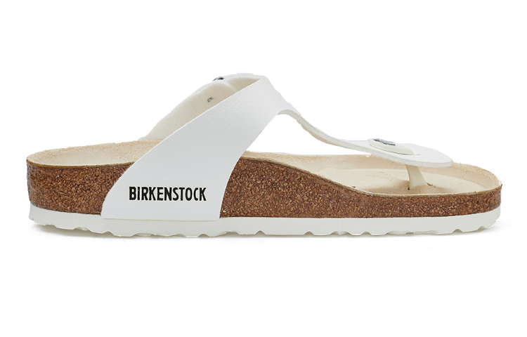 Birkenstock Gizeh Birko-Flor Narrow Fit Sandals 'White' 圖 2