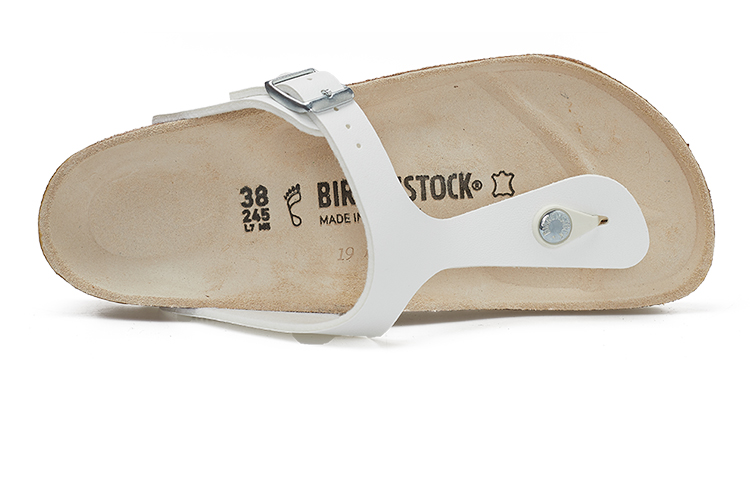Birkenstock Gizeh Birko-Flor Narrow Fit Sandals 'White' 圖 5