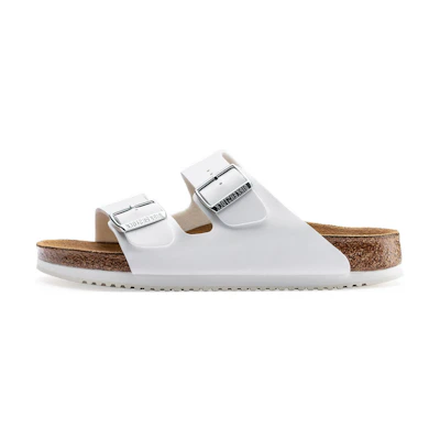 Birkenstock Arizona 'White Narrow'