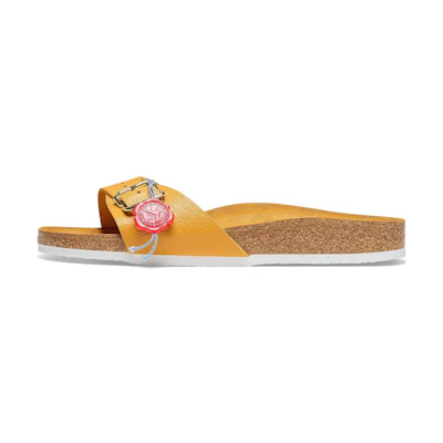 Birkenstock Arizona 'Yellow Staple CMFT'