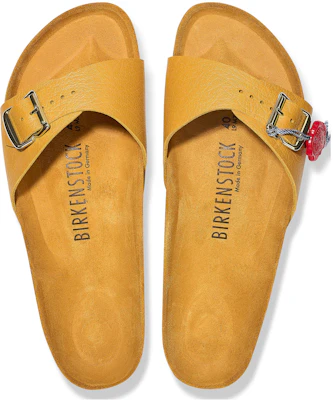 Birkenstock Arizona 'Yellow Staple Comfort' 1024408 Shop Birkenstock Arizona 'Yellow Staple Comfort' 1024408
