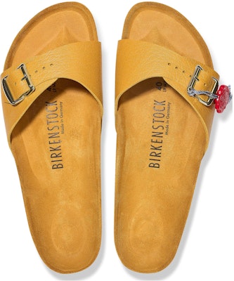 Birkenstock Arizona 'Yellow Staple Comfort' 1024408 Shop Birkenstock Arizona 'Yellow Staple Comfort' 1024408