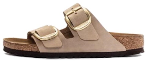 Birkenstock Arizona Big Buckle Nubuck Leather Narrow Fit Sandals 'Sandcastle' 1024064 Birkenstock Arizona Big Buckle Nubuck Leather Narrow Fit Sandals 'Sandcastle' 1024064