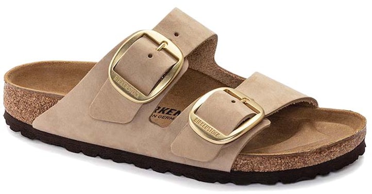 Birkenstock Arizona Big Buckle Nubuck Leather Narrow Fit Sandals 'Sandcastle' 1024064 Order Birkenstock Arizona Big Buckle Nubuck Leather Narrow Fit Sandals 'Sandcastle' 1024064