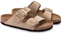 Birkenstock Arizona Big Buckle Kulit Nubuck Narrow Fit Sandal 'Sandcastle' 1024064