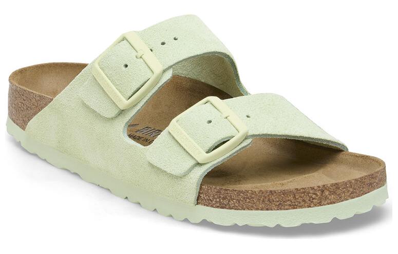 Birkenstock Arizona Big Buckle Nubuk Leather 'Green' 圖 2