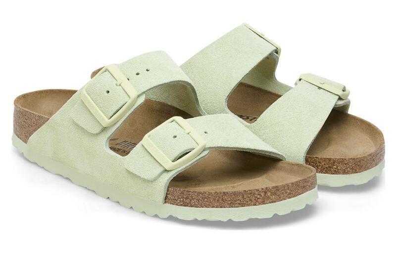 Birkenstock Arizona Big Buckle Nubuk Leather 'Green' 圖 3