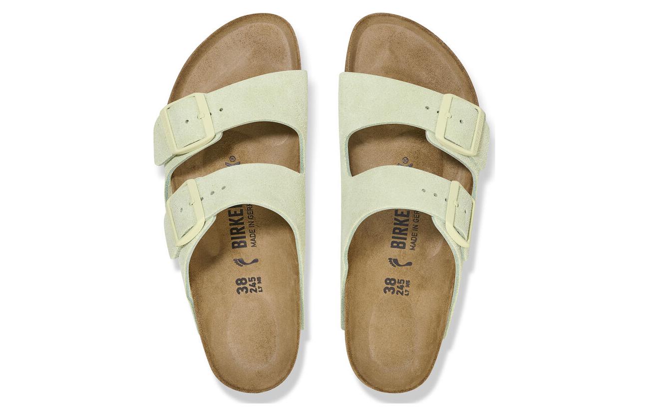 Birkenstock Arizona Big Buckle Nubuk Leather 'Green' 圖 4