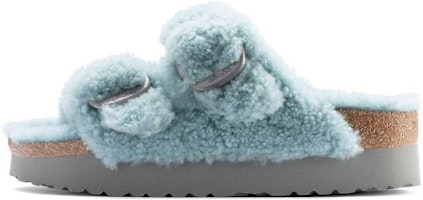Birkenstock Arizona Big Buckle Shearling 'Faded Aqua' 1022813 Birkenstock Arizona Big Buckle Shearling 'Faded Aqua' 1022813