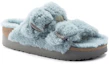 Order Birkenstock Arizona Big Buckle Shearling 'Faded Aqua' 1022813