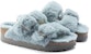 Birkenstock Arizona Big Buckle Shearling 'Faded Aqua' wanita lelaki调马来西亚 1022813