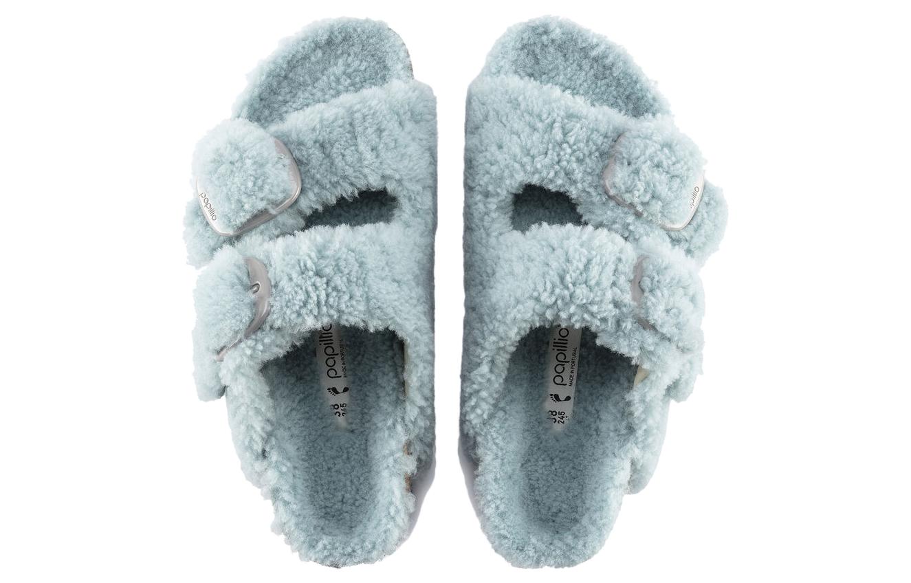 Shop (W) (Birkenstock) Arizona シアリング 'ソフト コンフォート ウォーム ブルー' 1022813 1022813