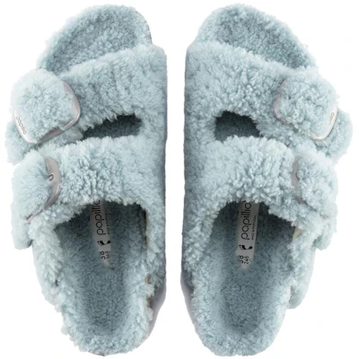 Birkenstock Arizona Big Buckle Shearling 'Faded Aqua' 1022813 Shop Birkenstock Arizona Big Buckle Shearling 'Faded Aqua' 1022813