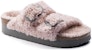 Birkenstock Arizona Big Buckle Shearling Narrow 'Teddy Crystal Rose' (Beludru) 1017643