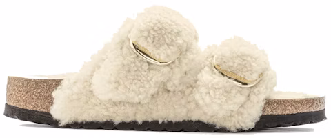 Birkenstock Arizona Big Buckle Shearling Narrow Fit 'Teddy Eggshell' 1023130 Birkenstock Arizona Big Buckle Shearling Narrow Fit 'Teddy Eggshell' 1023130