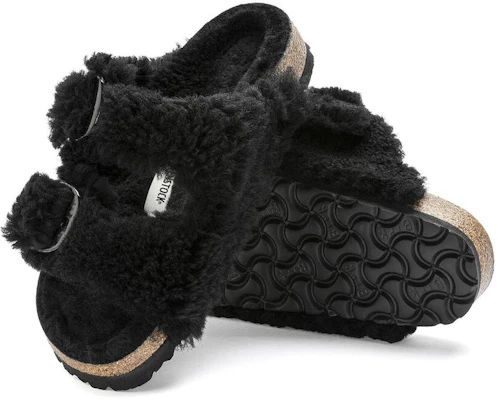 Birkenstock Arizona 大扣羊羔毛窄版 '泰迪黑' 1023105 Purchase Birkenstock Arizona 大扣羊羔毛窄版 '泰迪黑' 1023105