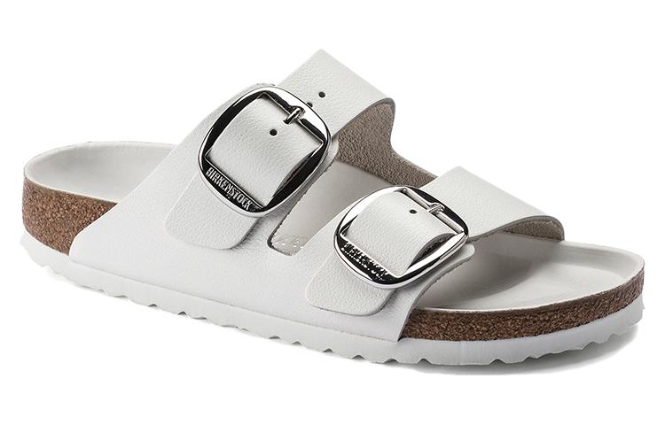 Order Birkenstock Arizona Big Buckle Kulit Putih 1016826
