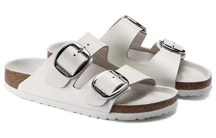 Lookbook Birkenstock Arizona Big Buckle Kulit Putih 1016826