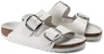 Birkenstock Arizona Big Buckle Kulit Putih 1016826